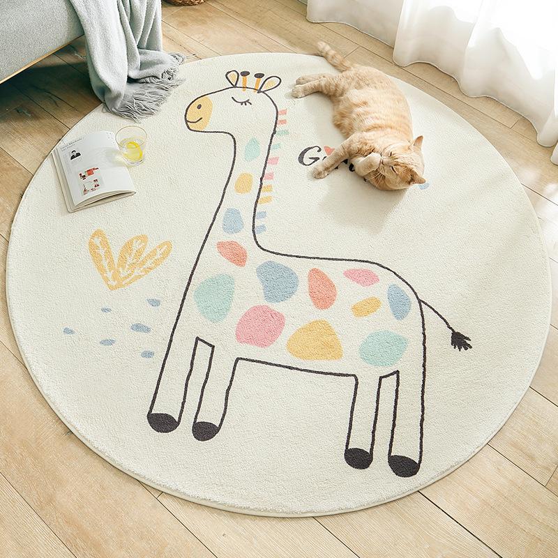 Round Play Mat for , Rug – Perfect for Bedroom, Living Room, Nursery Decor