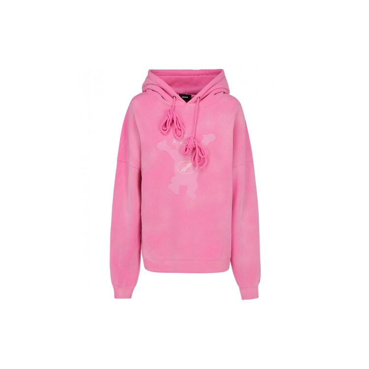 We11done Teddy Hoodie Pink Unisex Tops WD-TH8-20-102-U-PK