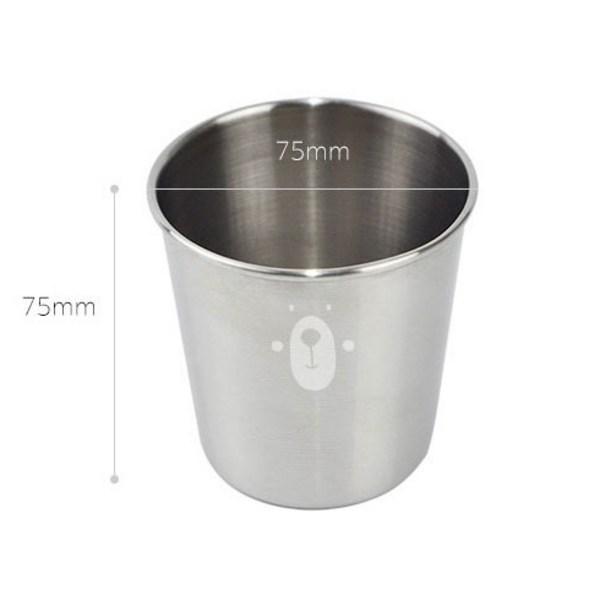 Кухонное масло Bear Simple Cup из нержавеющей стали 230мл, разные цвета, 3 шт.