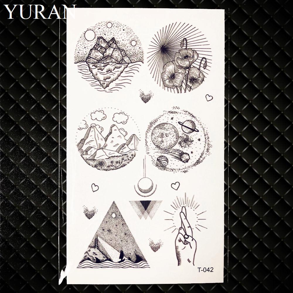 Временное тату водостойкие наклейки на тело