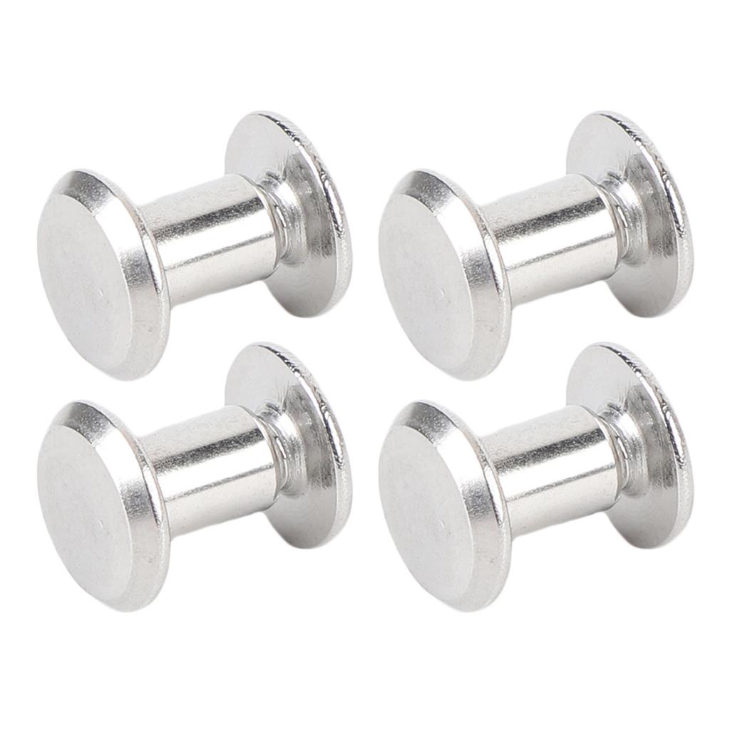50 шт. заклепок-гвоздиков M4 из нержавеющей стали с круглой крышкой для книг