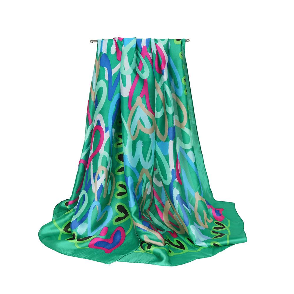 Women's summer swirl print dress elegant casual oversized holiday beach dress new long scarf