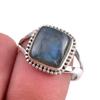 Натуральный драгоценный камень лабрадорит 925 пробы, ювелирное кольцо из стерлингового серебра, размер 9 y6s40
