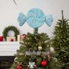 Colorful Icing Design Candy Christmas Tree Topper Festival Party Scene Decoration  New Year