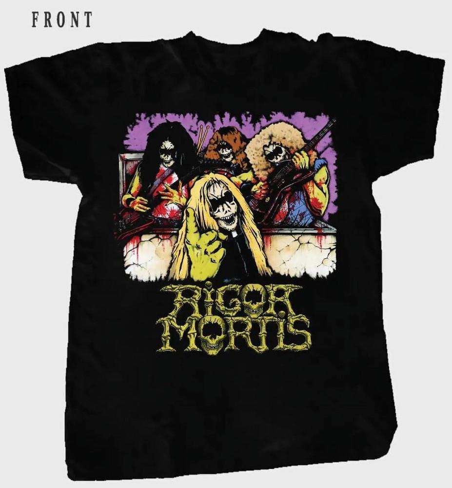 Vintage Rigor Mortis Band Cotton Black Shirt Unisex Tour S to 5XL EL0252 Unisex T-Shirt