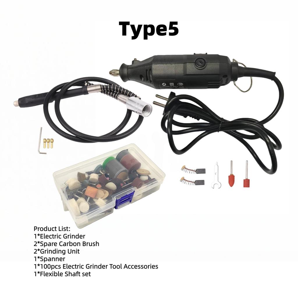 Электрический мини-набор шлифовальной машины для шлифовки, полировки, гравировки, резки, сверления, многофункциональный набор роторной шлифовальной машины для DIY