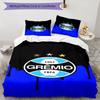 Grêmio FBPA Printed Pattern Duvet Cover Set – includes 1 duvet cover and 2 matching pillowcases Bedroom decor Christmas gifts