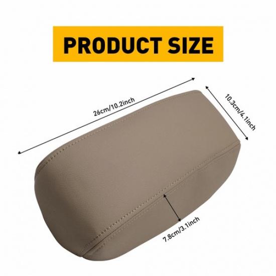 For 1996-00 01 2002 Toyota 4Runner Center Leather Console Lid Armrest Cover Tan