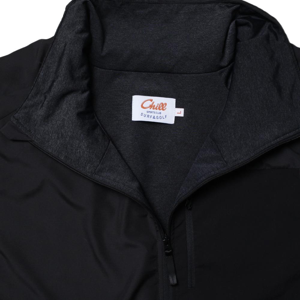 Chill Sports Club Roy Windstopper Long Half-Zip Black