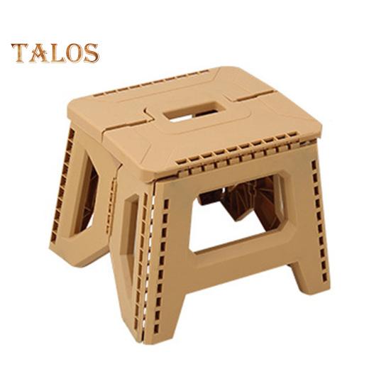Plastic Folding Stool with Portable Handle Hold 400Lbs Lightweight Heavy Duty Outdoor Camping Hunting Picnic Fishing Mini Collapsible Chair Seat