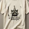 Grilled Cheese Destroyer Raccoon Shirt, Comfort Colors Tee