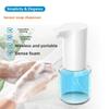 Dispensador de jabón automático con sensor inteligente para baño y cocina resistente al agua