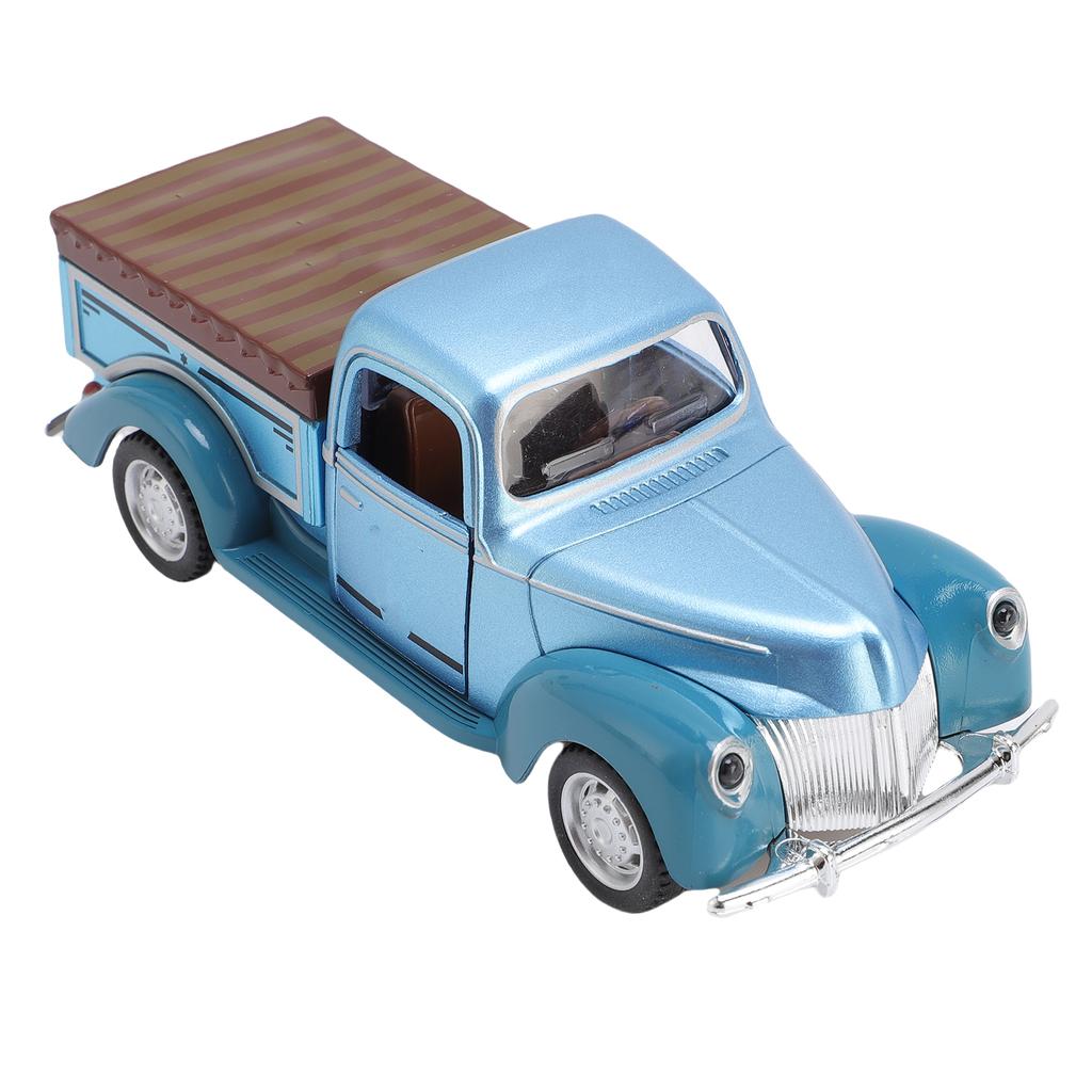 1:Модель пикапа из сплава масштаба 32, детализированная винтажная классическая фигурка грузовика, игрушка для дома, детская коллекция