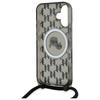 Karl Lagerfeld KLHMP16SHCKCKLCK iPhone 16 6.1" black/black hardcase IML Crossbody Monogram Karl & Choupette Head MagSafe