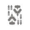 India Mehndi Flower Henna Temporary Tattoo Body Art Sticker  Finger Hand Legs Arm