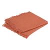 Serviette De Table - Ethnique - Terracotta - 40x40 Cm - 100% Coton - Lavable En Machine