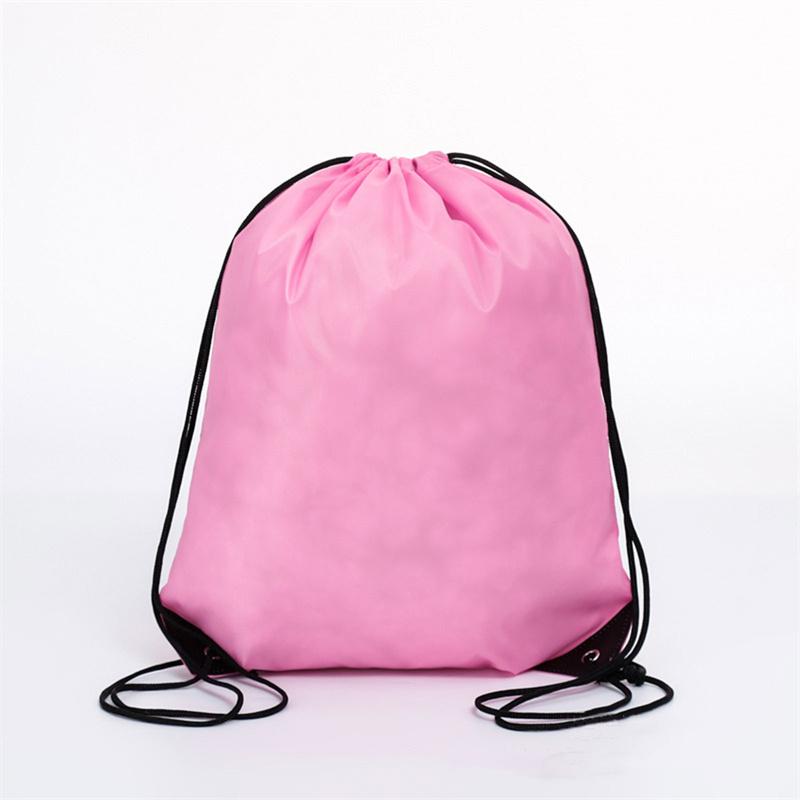 Portable Sports Bag Drawstring Belt Riding Backpack Gym Shoes Bag Storage Bag
