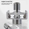 Accessories Shower Faucet Adapter Eccentric Screw Corner Angled Curved Foot Angle Adjustment