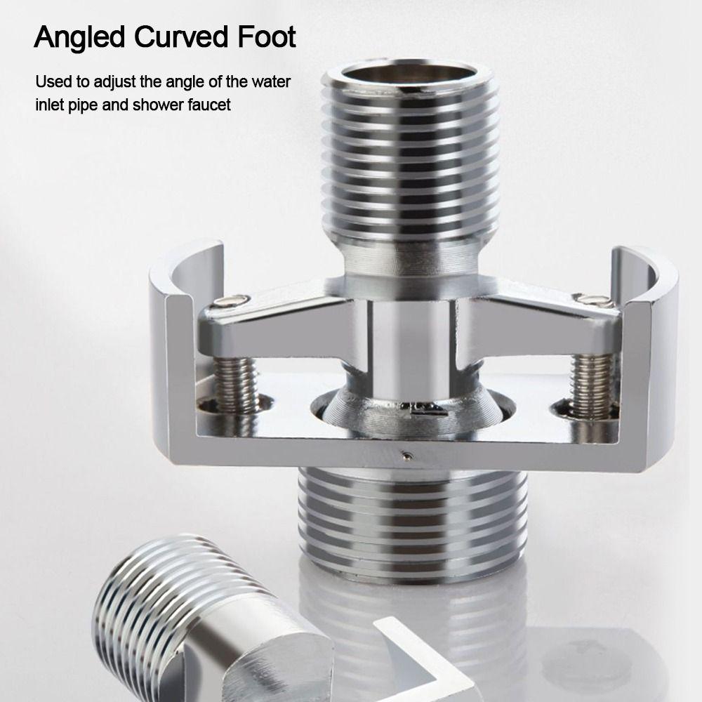 Accessories Shower Faucet Adapter Eccentric Screw Corner Angled Curved Foot Angle Adjustment