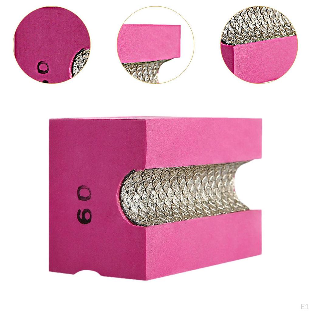 Вогнутый ручной шлифовальный блок ARC Edge Tool Многофункциональный алмазный полировальный диск