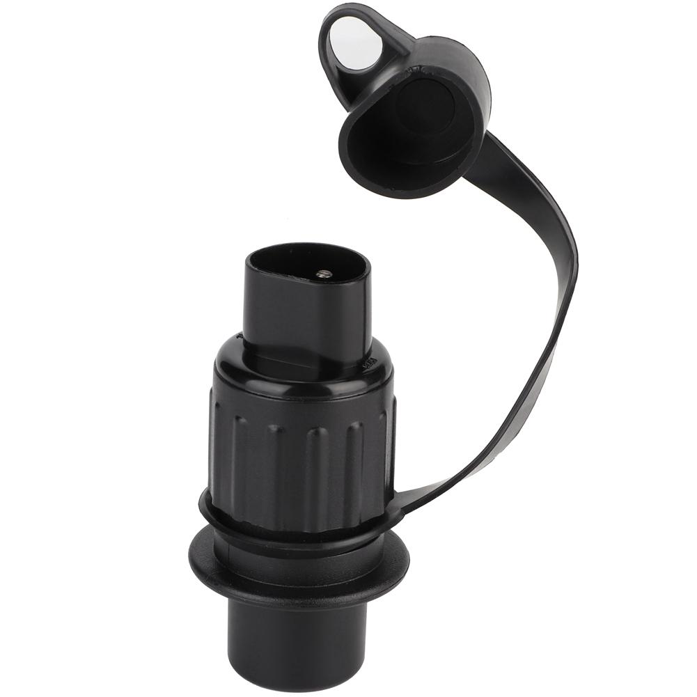 Черный пластиковый 3-контактный адаптер разъема проводки прицепа для прицепа