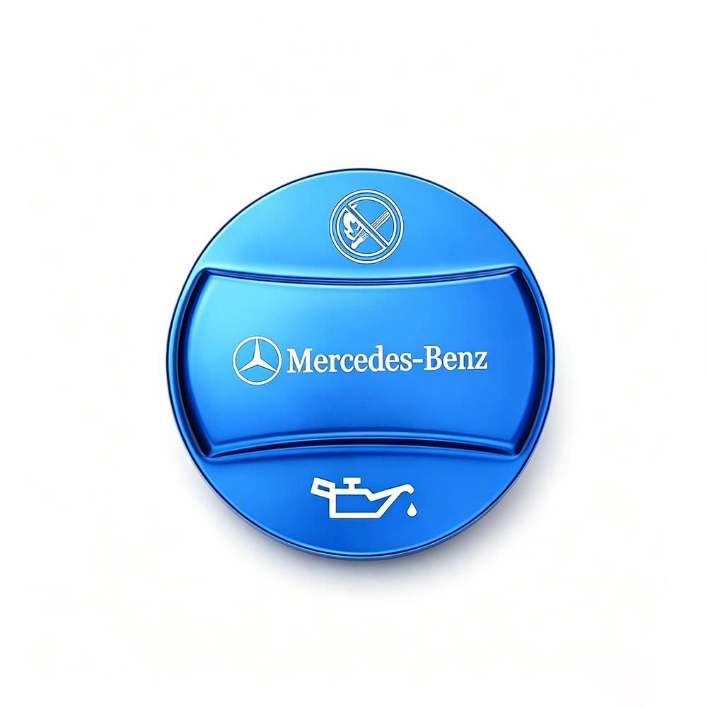 LXT3 Car Metal Fuel Oil Water Tank Cap Decor Covers Accessories For Mercedes-Benz GLC X253 X254 C-Class W205 W206 A-Class W177 GLA