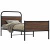VidaXL Bed Frames Without Mattress 90x200cm Brown Oak Engineered Wood 4100493