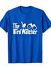 Unisex Unisex The Bird Watcher Vintage Graphic Tshirt Bird Binoculars Print Birding Lover Casual Unisex Summer Short Sleeve Tee
