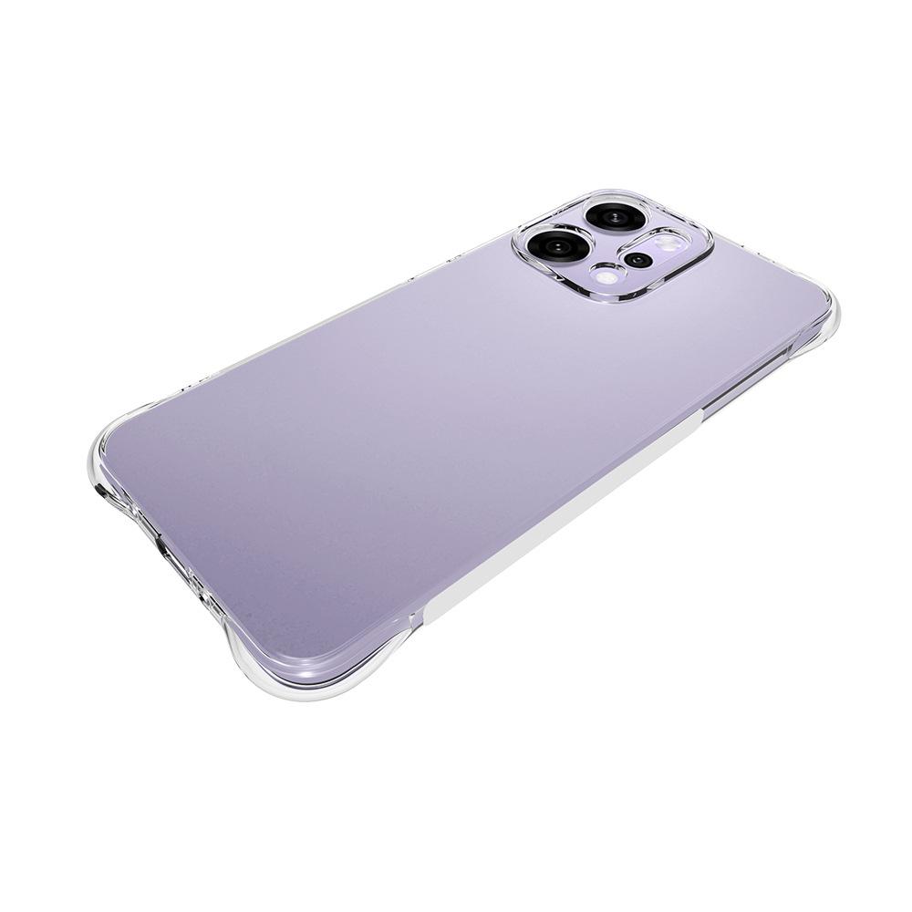 For Oppo Reno14 Pro 5G (Global) Case WANLONFENG WL Series 2.0mm TPU Phone Cover with Tempered Glass Film