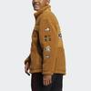 Adidas Neo Casual Stand Collar Windbreaker Jacket Men Outerwear Brown HG9028