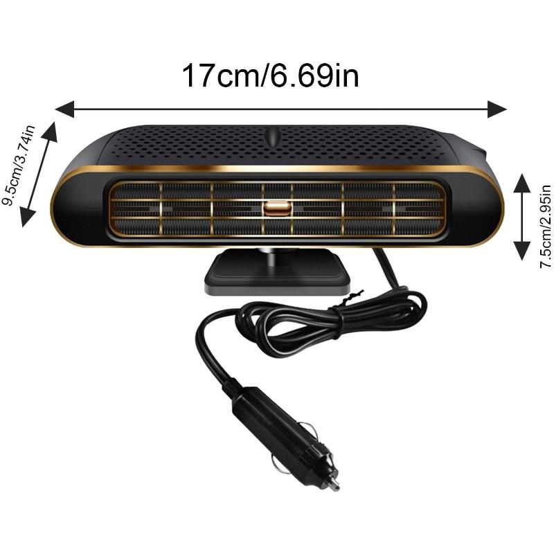 12V Автомобильный обогреватель и размораживатель 150 Вт Портативный Энергоэффективный Быстрое размораживание Помощь при зимнем вождении Экологичный продукт