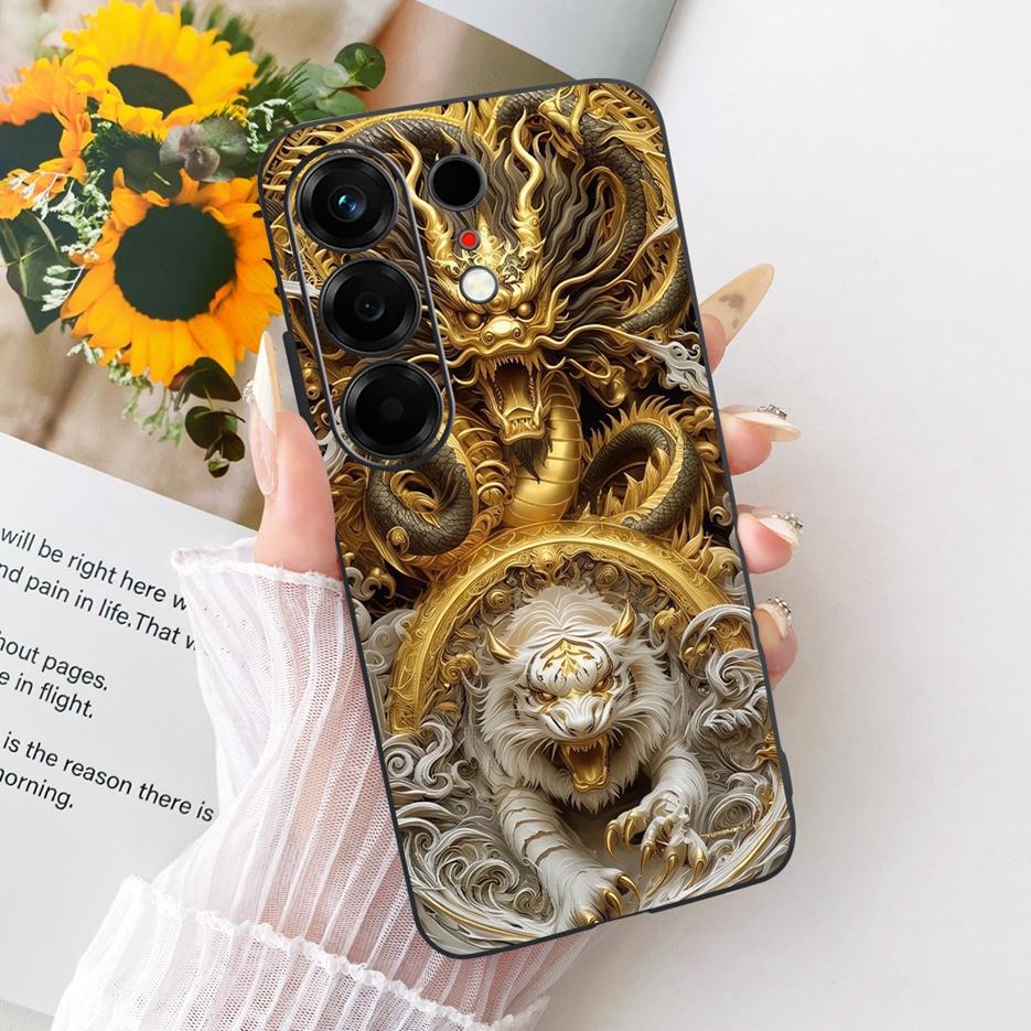 Чехол для Tecno Camon 50 4G CN5 Милый Лев Модный Расписной Чехол Мягкий ТПУ Чехол для Телефона Для Tecno Camon 50 Pro 4G CN5c Camon50 Fundas