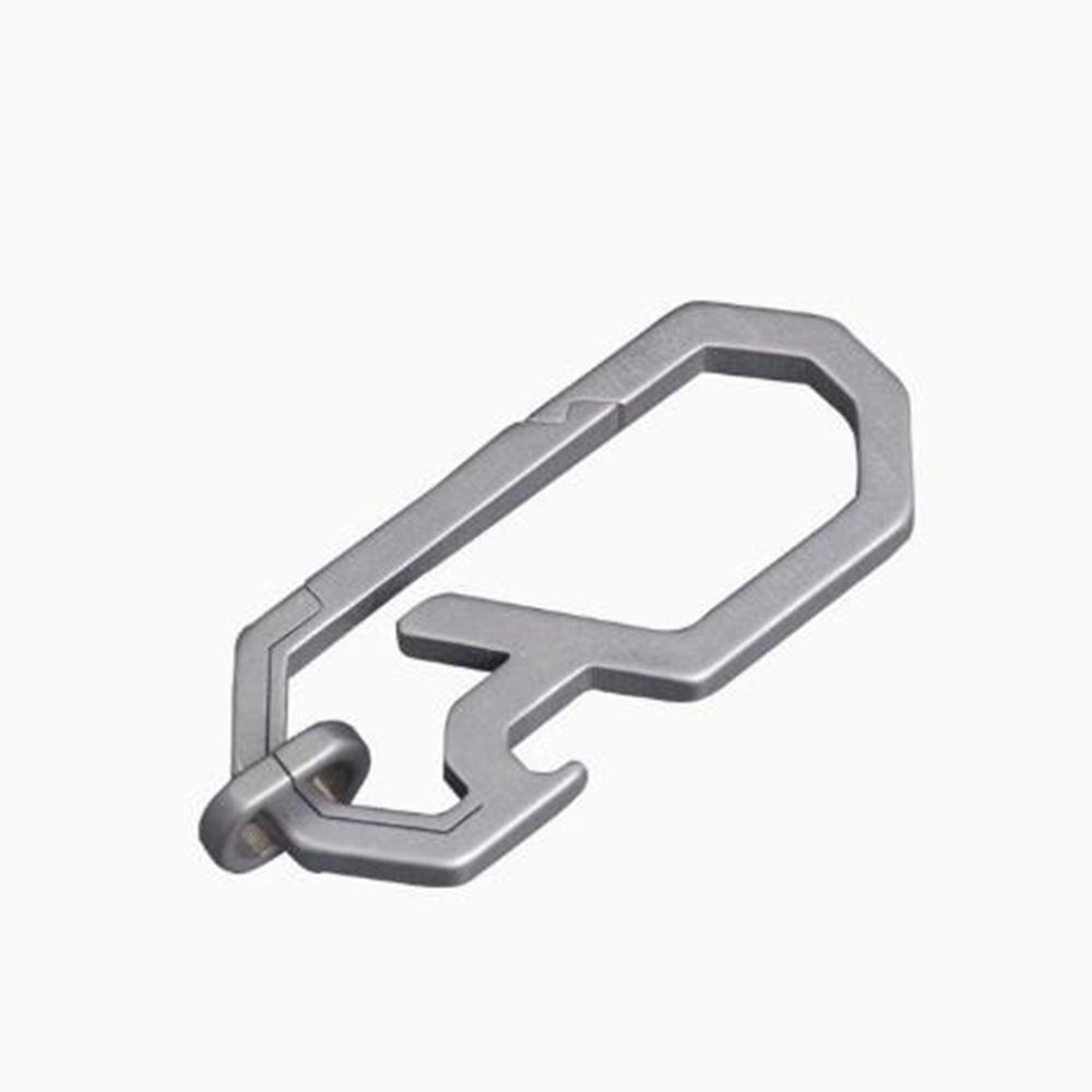 Пряжки для ключей EDC из титанового сплава, суперлегкая открывалка для бутылок, новые брелки, подвеска, инструмент для отдыха на природе