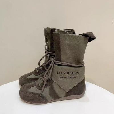 Женская ретро мода универсальные легкие удобные теплые толстая подошва удобные на шнуровке нескользящие спортивные повседневные ботинки Мартин