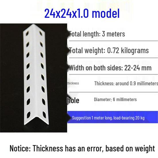 Adjustable Triangle Steel Bracket with Holes for Shelving and Storage