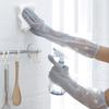 Waterproof Housework Cleaning Gloves and Can Wipe Hands Apron Set Kitchen Cleaning Latex Winter Warm Dishwashing Laundry Gloves