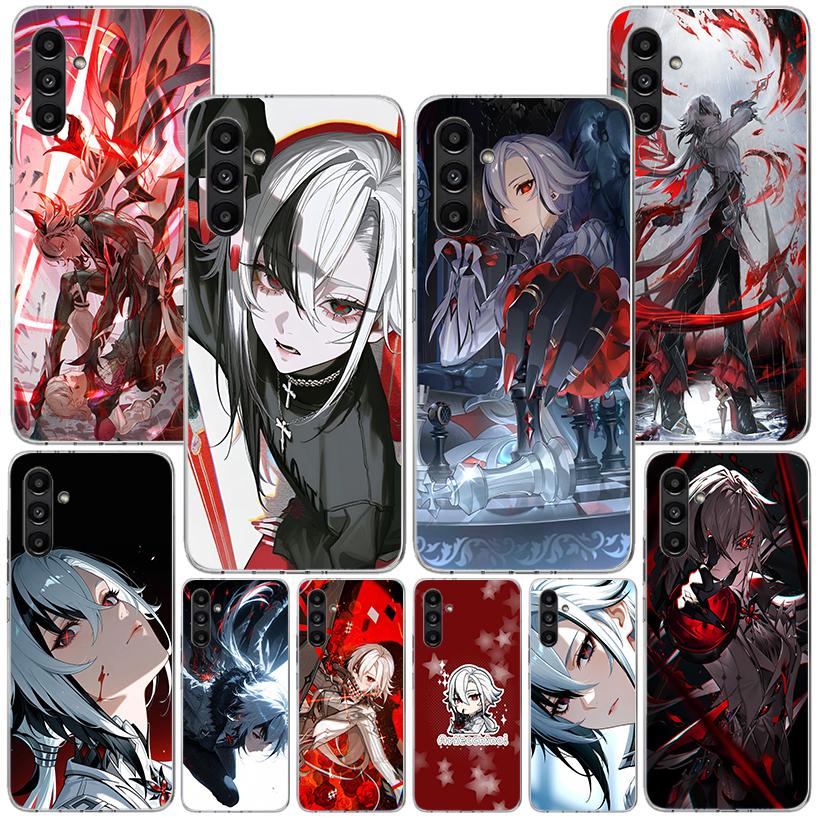 Чехол для телефона Arlecchino Genshin Impact для Samsung Galaxy A17 A37 A57 A16 A26 A36 A56 A15 A14 A13 A55 A54 A53 A35 A34 A33 A25 A24