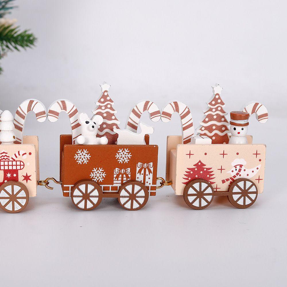 Multicolor Christmas Hanging Pendant Festival Train Christmas Decoration New Year Decor