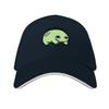 Everything Hurts  Crying Green Frog with Bandage Baseball Cap fishing caps man New Hat fun hats Mens Womens