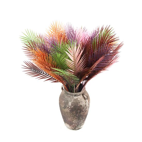 Искусственные листья, многофункциональная пластиковая имитация листьев хризалидокарпуса ручной работы, дисплей для подарков