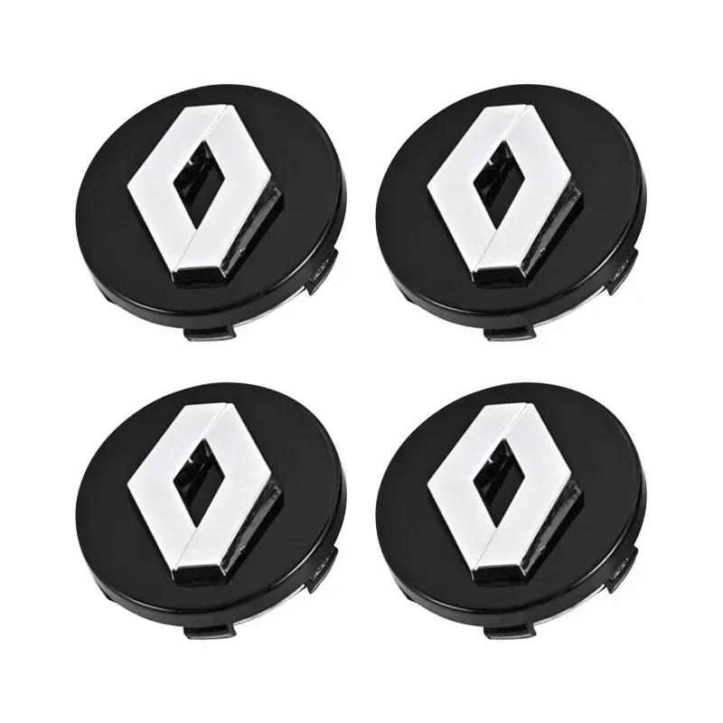 Hub Caps 4PCS 57mm 60mm Car Wheel Center Hub Cap Stickers Styling For Renault RS Koleos Captur Kadjar Megane Clio Talisman Sceni