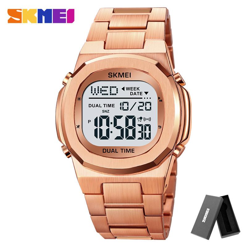 SKMEI 2004 Будильник Дата Часы relojes para hombre Светящиеся Секундомер Многофункциональные Мужские Водонепроницаемые Электронные Спортивные Часы Наручные Часы