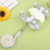 Невырывающаяся шлейка для кошек и набор поводков Регулируемая сетчатая шлейка-жилет для собак Щенячий поводок для прогулок с домашними животными Маленькие собаки Кошки