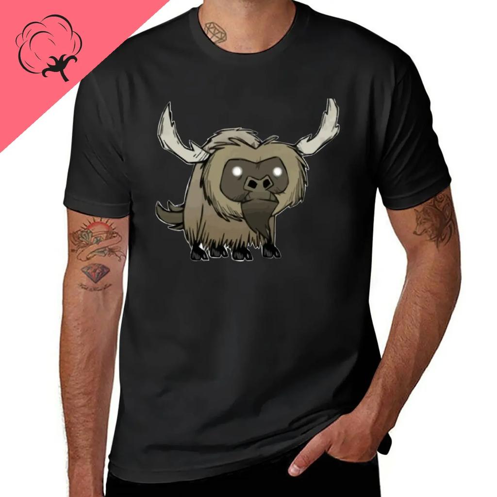 Dont Beefalo Mens Casual Beefalo Tshirt Everyday Comfortable Printed Top Summer Short Sleeve Crewneck Clothing