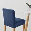 Cover For Bar Stool, Velvet, Navy Blue