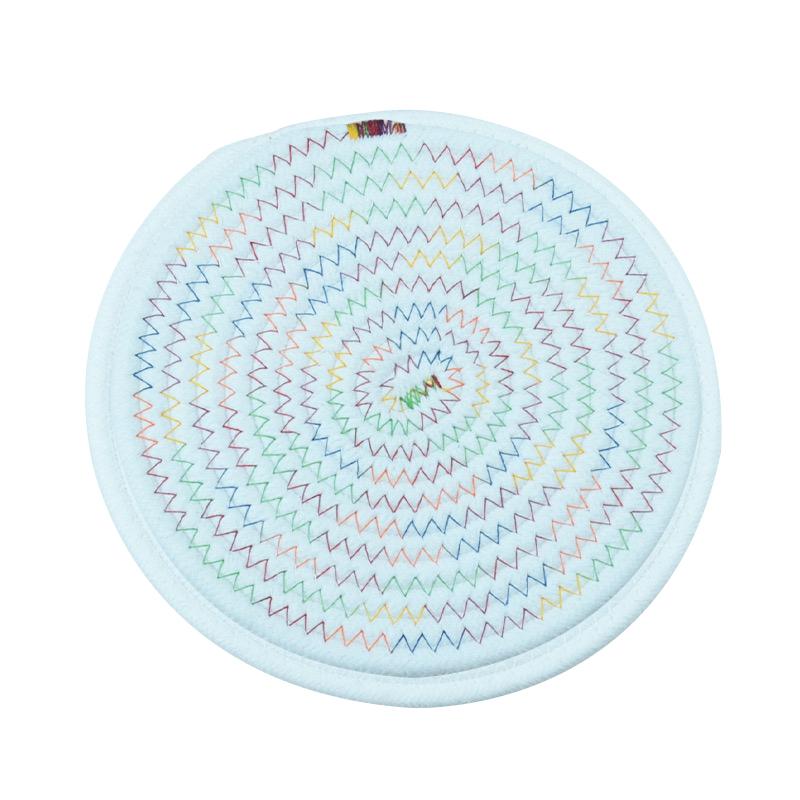 Круглая хлопковая подставка под тарелку для обеденного стола, кухонные принадлежности, термостойкая подставка под стакан для кофе и напитков