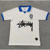 Ретро футбольная майка в стиле Stussy Бразилия Италия Фламенго Япония 1998 2002 Футбольная футболка Унисекс Спортивный топ