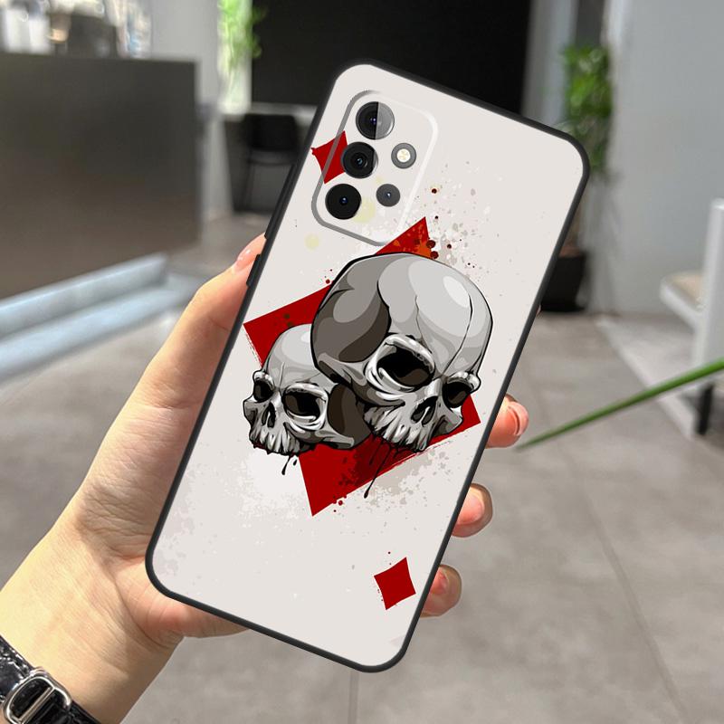 Кейс для игральных карт Покер для Samsung Galaxy A22 A32 A52 A15 A16 A05 A26 A36 A56 A53 A33 A13 A34 A54 A14 A35 A55