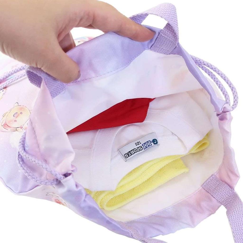 Kamio Japan Disney Tsum Tsum Gym School Disney [Knapsack] Bag/New