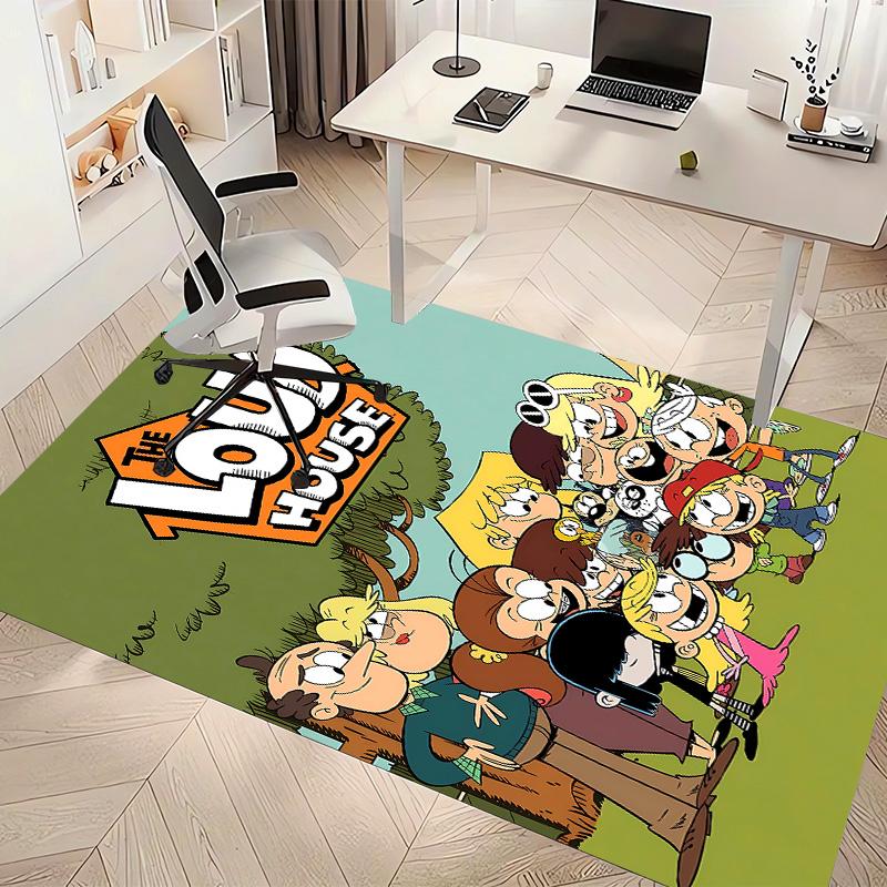 The Loud House Printed Absorbent Washable Carpet, Non-Slip Bathroom Mats, Kitchen Rugs, Yoga Mat,Living Room Entrance, Camping Picnic Rugs